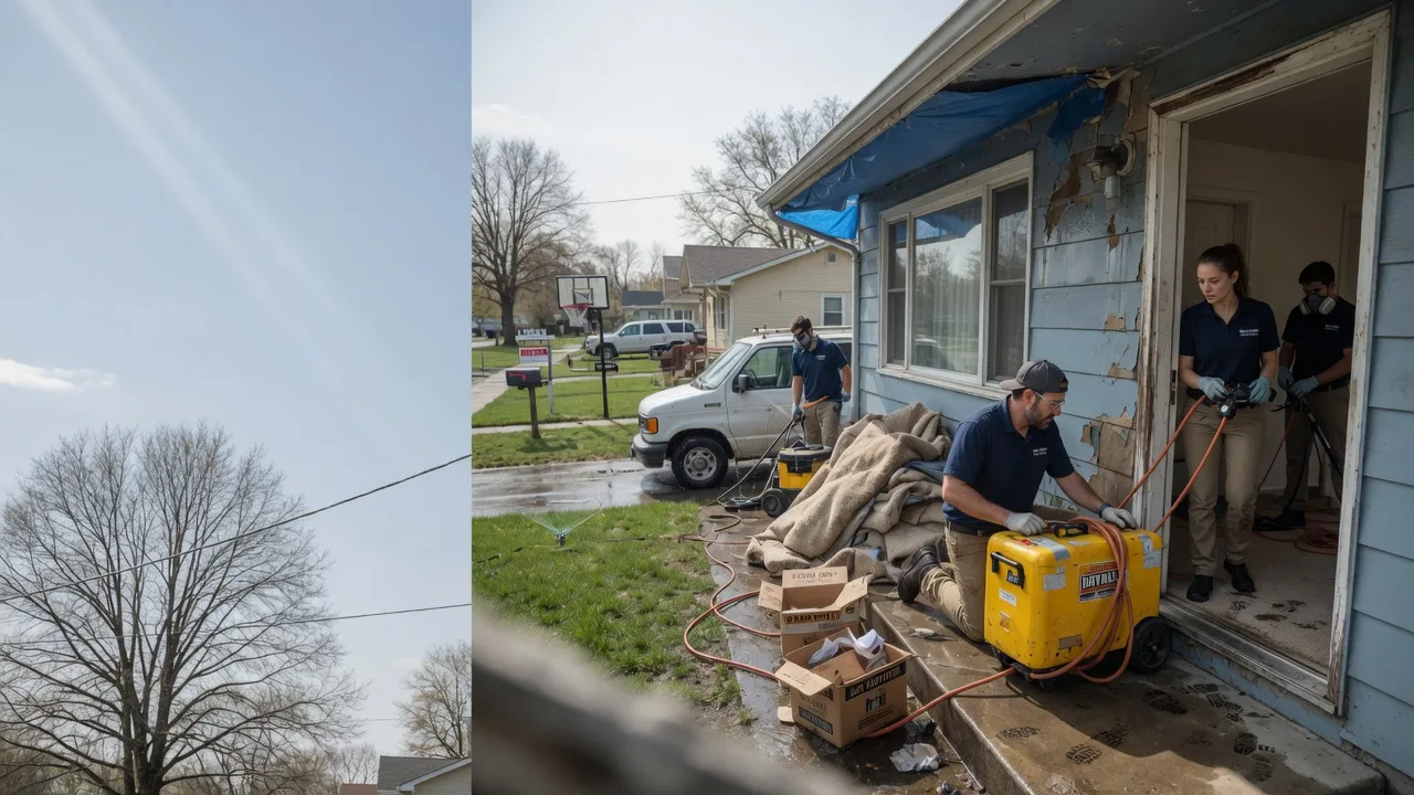 Basement Flood Cleanup in Plainville, MA near me